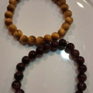 Tiger's Eye and Garnet Bracelet Set