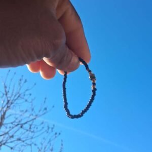 Black Seed Bead Bracelet